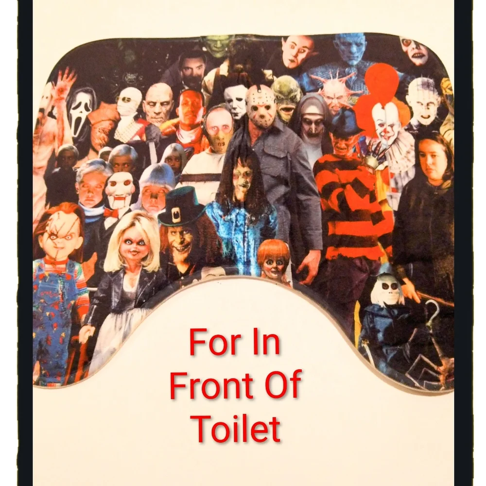 ☠️ Horror Movie Characters ☠️ 4-pc Bathroom Set  * NWOT *